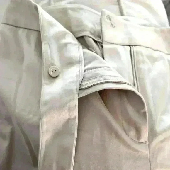 Silky Wide Leg Off-White Cotton Pant Size 14 EUC - Picture 5 of 11